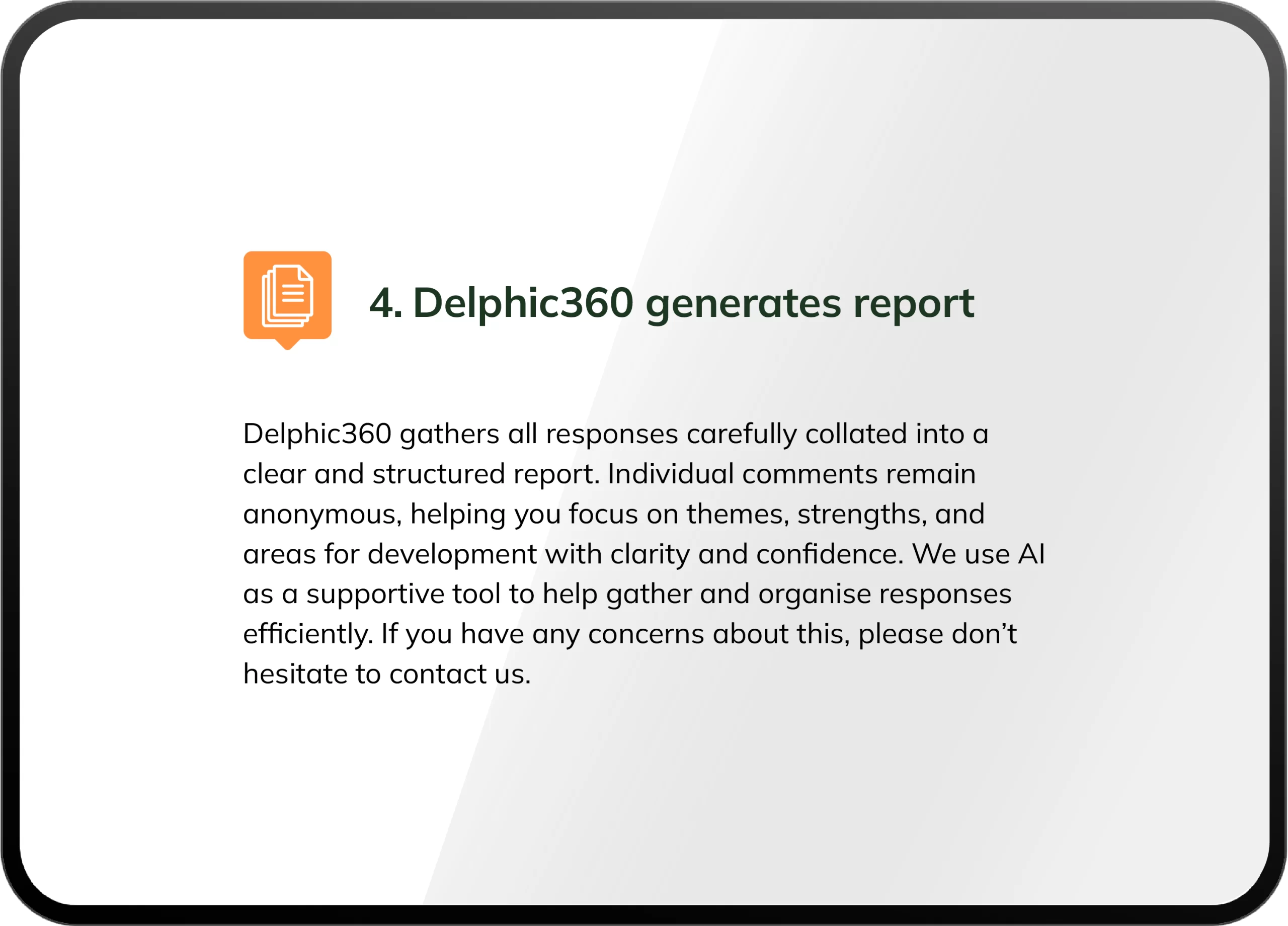 360-degree review process diagram-step 4